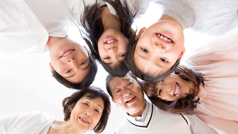 小さなお子様から、通院が難しいご高齢の方まで幅広く対応します